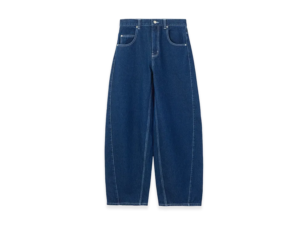 X-Girl Women's Logo Mark Stitched Denim Pants "Indigo"