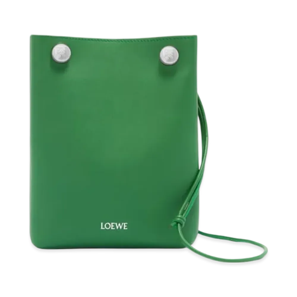 LOEWE Pebble Pouch "Tropical Green"