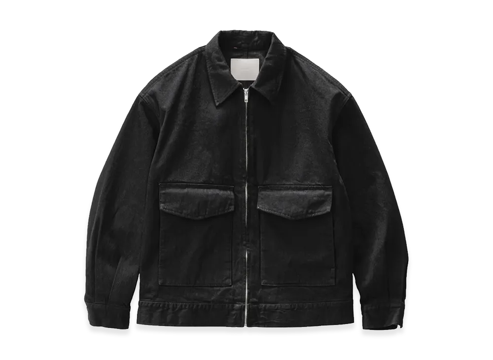 Graphpaper Selvage Denim Zip Jacket "Black"