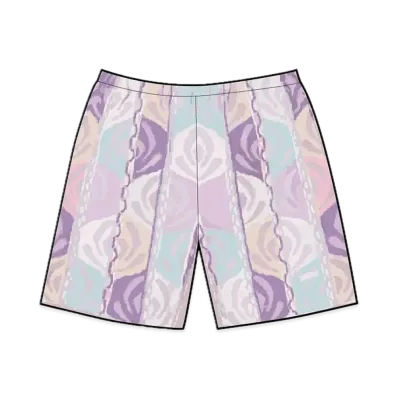 Supreme Abstract Textured Knit Short "Pale Blue"