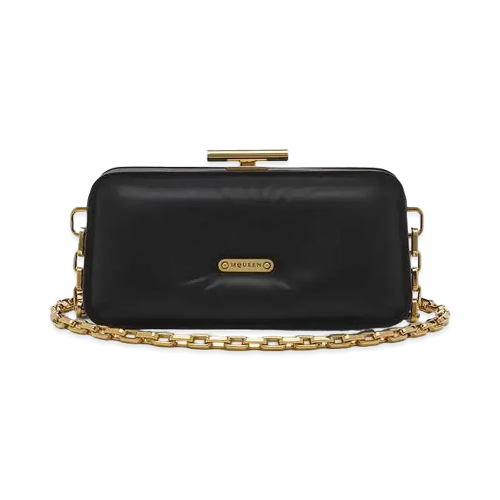 Alexander McQUEEN Pinch Clutch "Black"