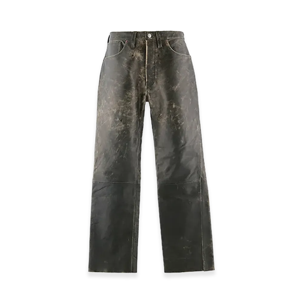 Saint Mxxxxxx x BerBerJin BBJ Leather Pants "Black"