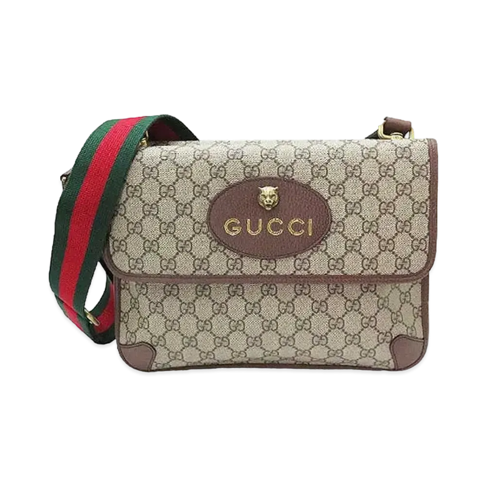 GUCCI Neo Vintage Messenger Bag "Beige/Ebony"