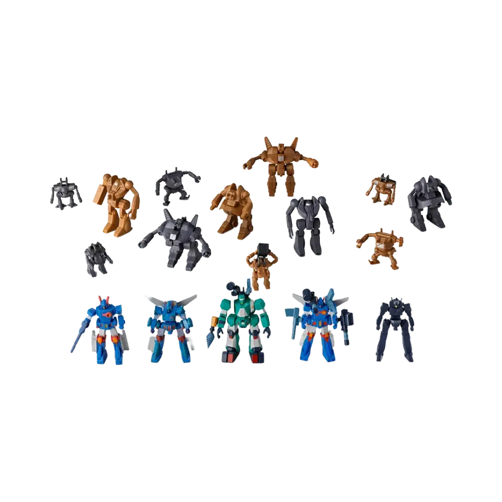 BANDAI "SOUL OF CHOGOKIN" -Blue Gale Xabungle- GX-38X Walker Machine Set
