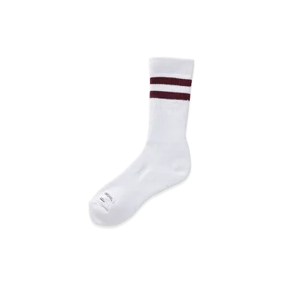 visvim Achilles Socks Hi "Burgundy"