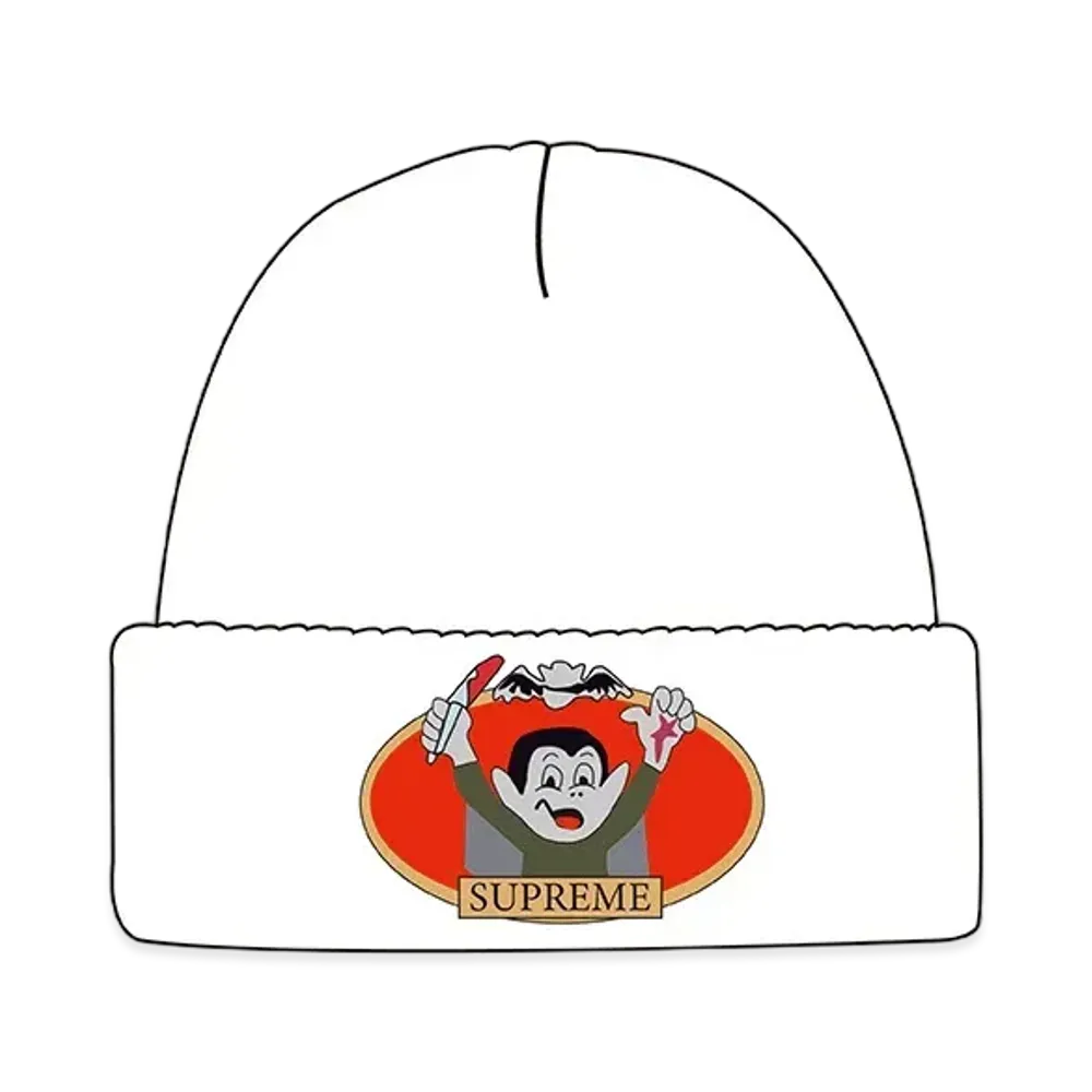 Supreme Vampire Boy Beanie "White"