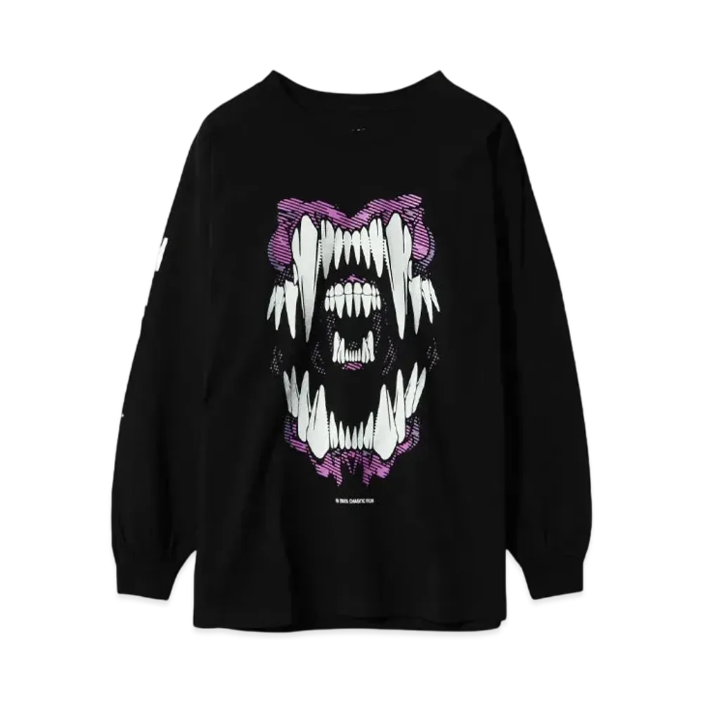 MASSES T-SHIRT L/S BITE "BLACK"
