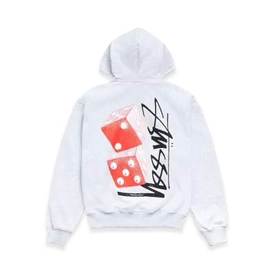 Stussy Tall Dice Zip Hoodie "Ash Heather"