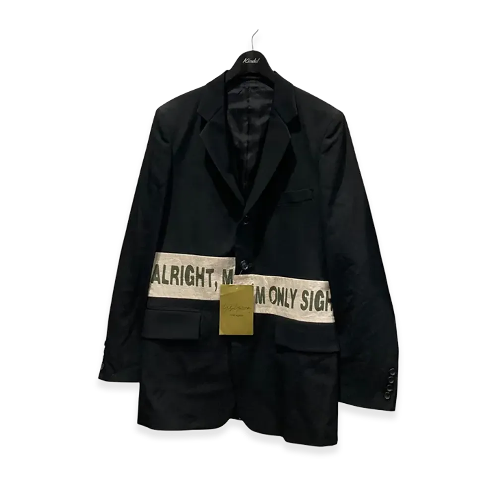 Yohji Yamamoto POUR HOMME S-Message Short Jacket "Black"