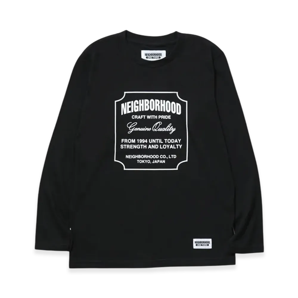NEIGHBORHOOD Ot. Tee LS-6 "Black"
