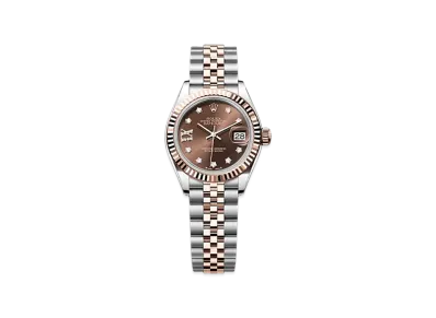 ROLEX Lady-Datejust 28mm Oystersteel & Everose Gold 279171 "Chocolate"