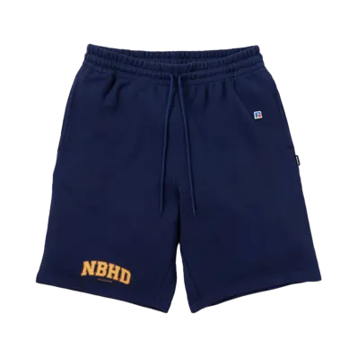 NEIGHBORHOOD x RUSSELL ATHLETIC . Sweat Short Pants "Navy"