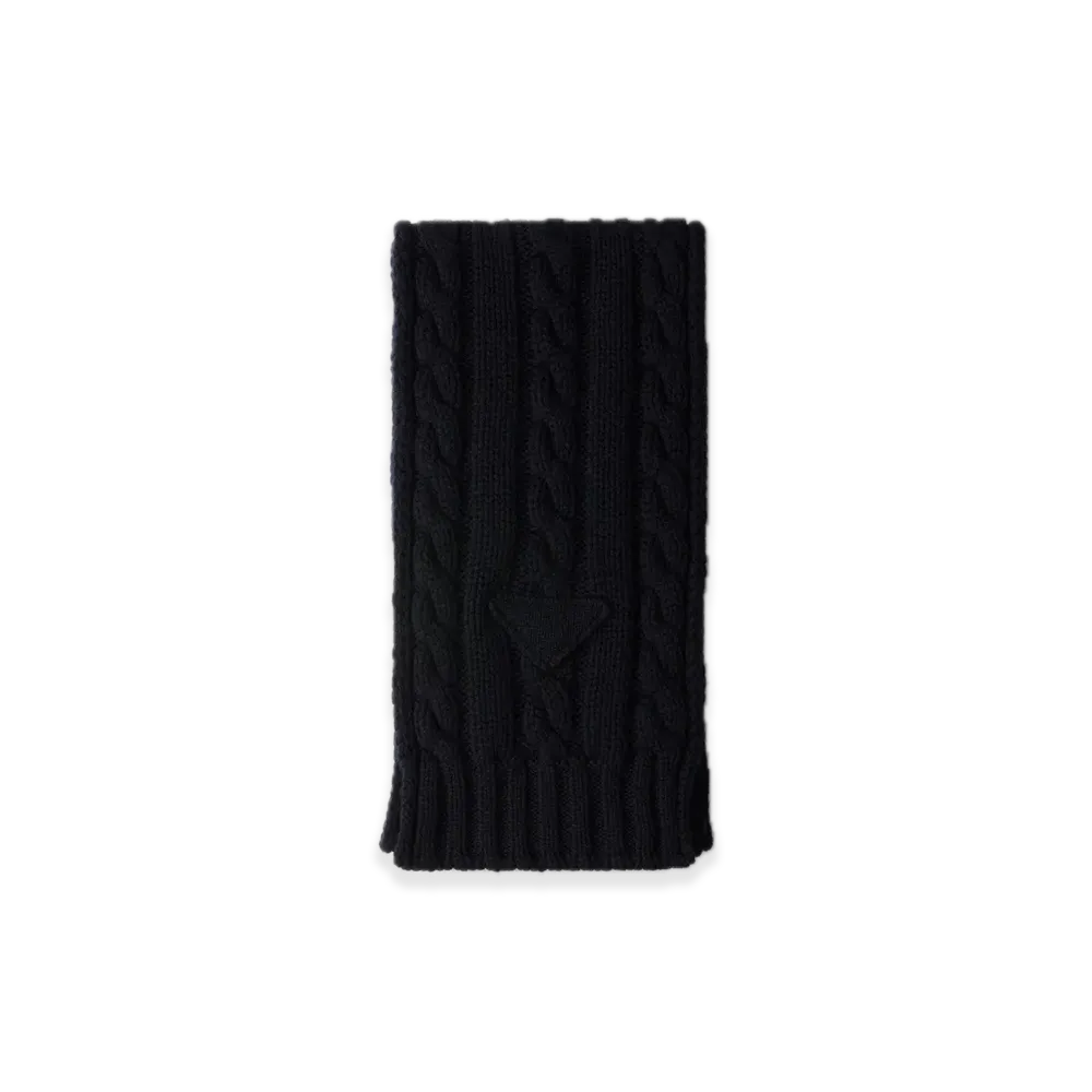 PRADA Cashmere Scarf "Navy"