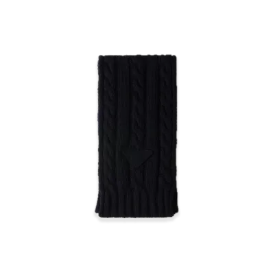 PRADA Cashmere Scarf "Navy"