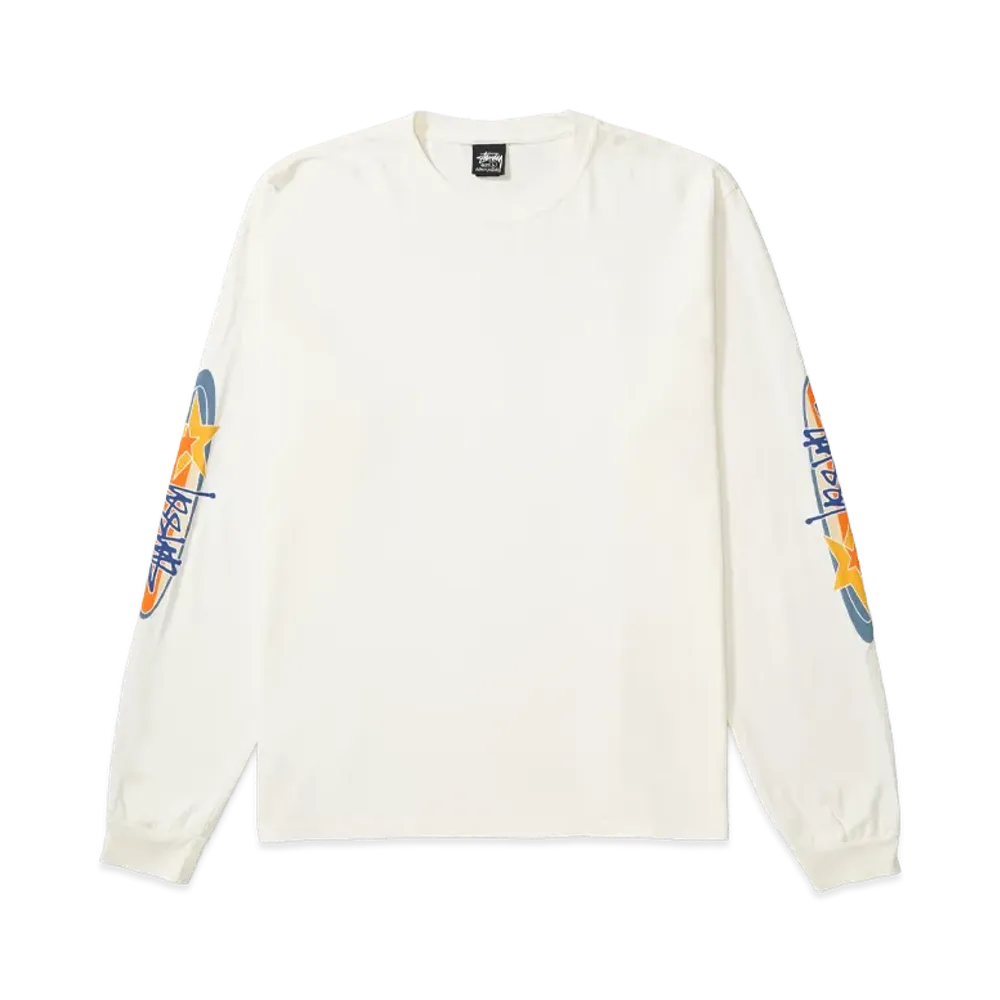 Stussy Two Star LS Tee Pigment Dyed "Natural"