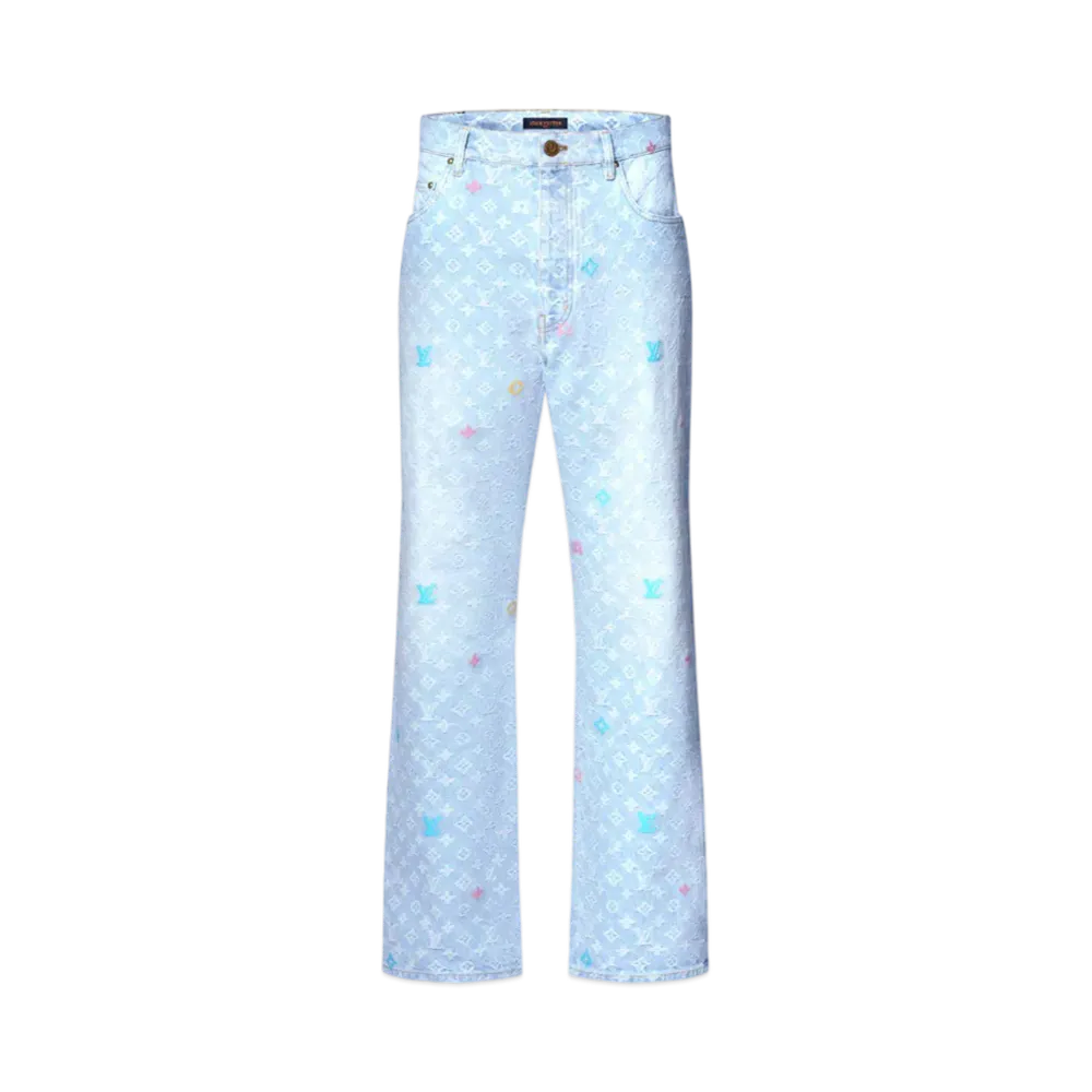 Tyler, The Creator x Louis Vuitton Monogram Denim Pants "Indigo"