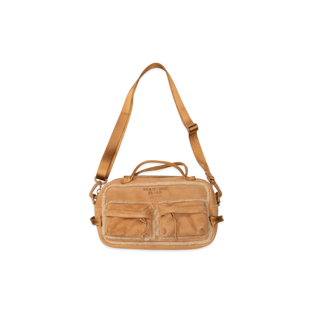 Supreme x Martine Rose Shearling Mini Duffle Bag "Tan"