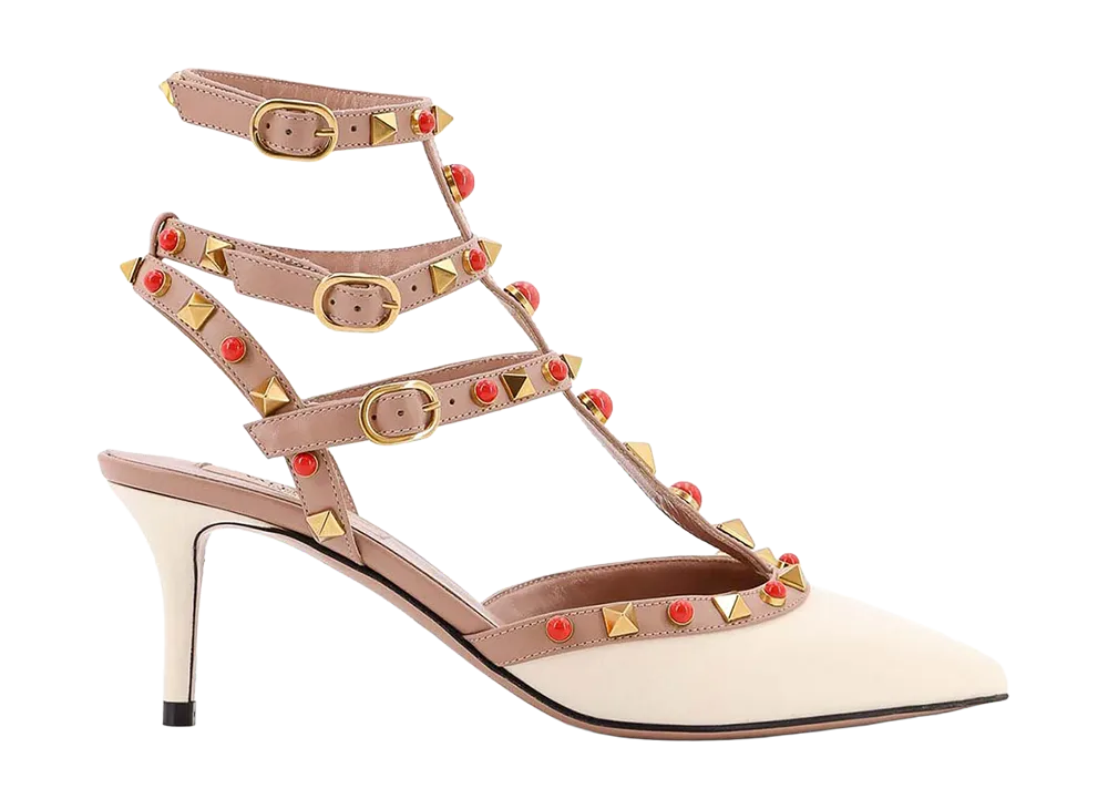 Valentino Garavani Women's Rockstund 65mm Pumps "White"