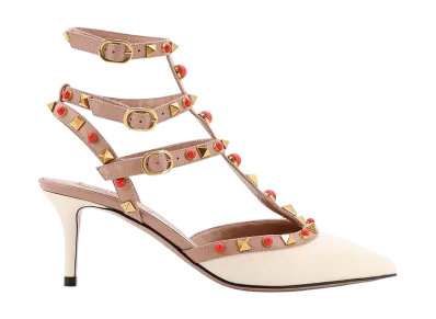 Valentino Garavani Women's Rockstund 65mm Pumps "White"