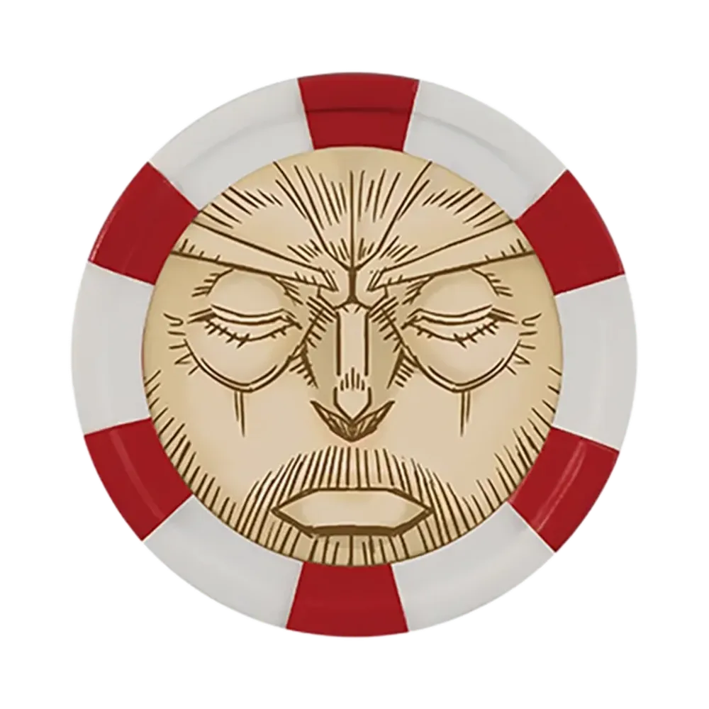 BANDAI "Ichiban Kuji" -JoJo's Bizarre Adventure STARDUST CRUSADERS +- I Prize Soul Poker Chip MASTERELIVE COLLECTION Joseph ver.
