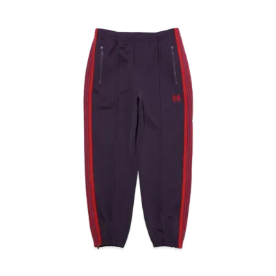 Needles ZIPPED TRACK PANT - POLY SMOOTH "Red"