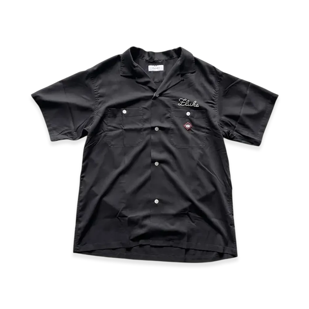 MASSES Bowling Shirt S/S "Black"