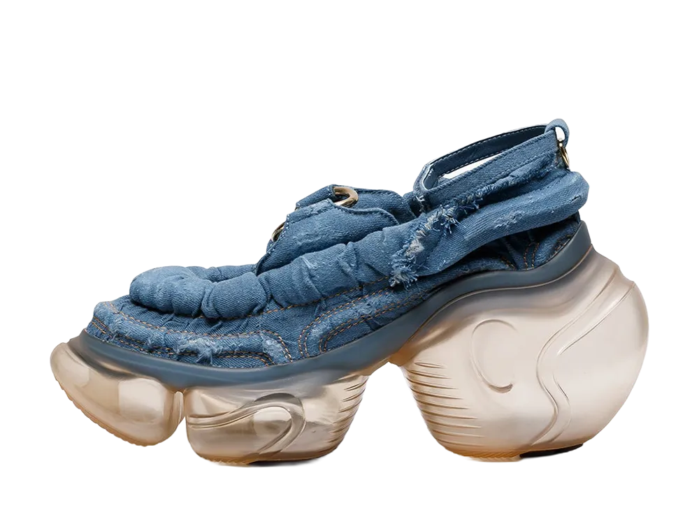grounds Women's LOOPIE DONUTS "Light Blue Denim/Sand"
