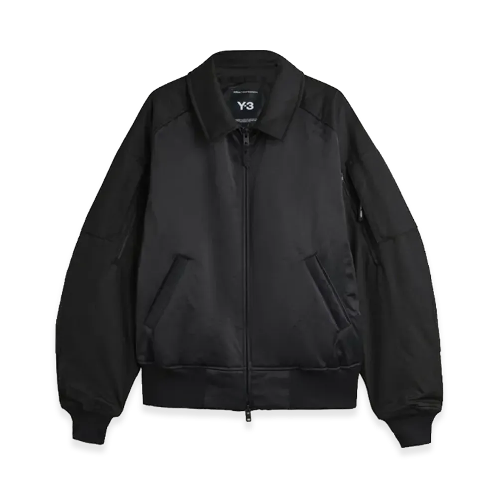 Y-3 Utility Twill Panelled Bomber Jacket "Black"