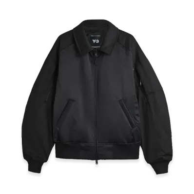 Y-3 Utility Twill Panelled Bomber Jacket "Black"