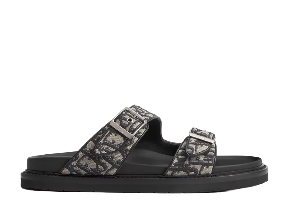 Dior Aqua Sandal Dior Oblique Jacquard "Beige/Black"