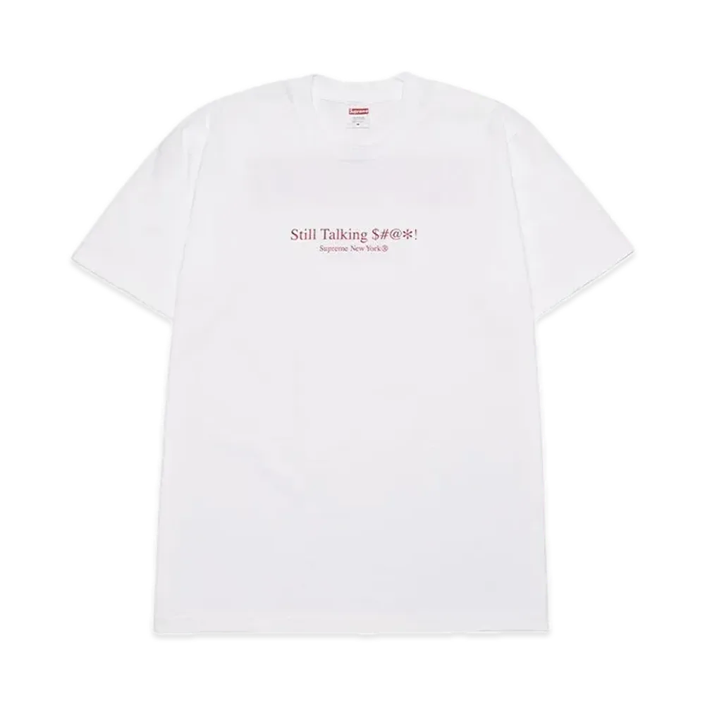 Supreme Still Talking Tee "White"