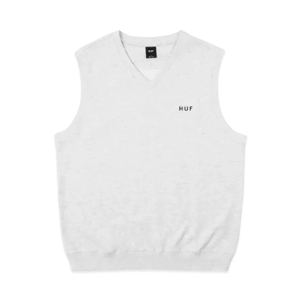 HUF OG Logo Fleece Vest "Ash Grey"