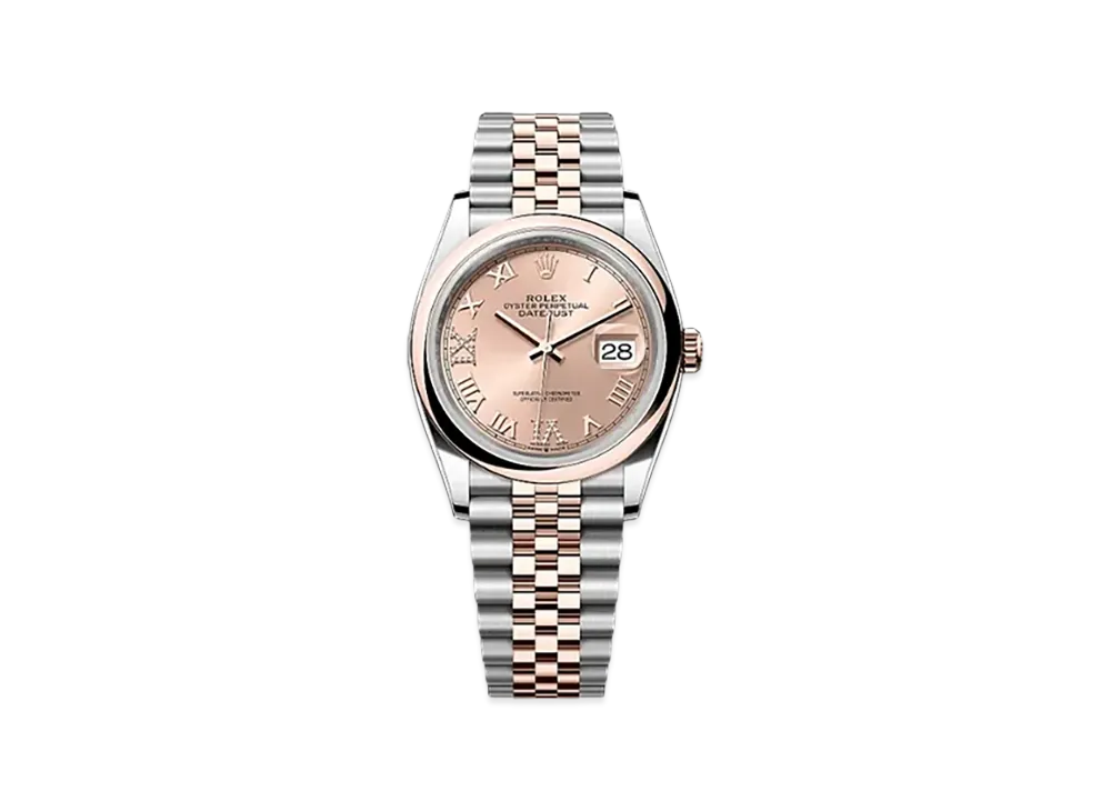 ROLEX Datejust 36 Oystersteel "Everose Gold"
