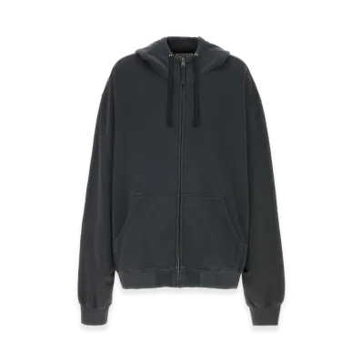 Maison Margiela Graphite Cotton Oversize Sweatshirt "Grey"