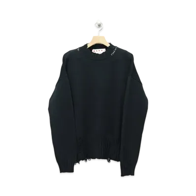 Marni Twisted Crewneck "Black"