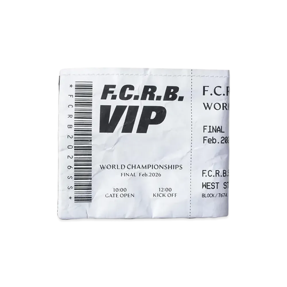 F.C.Real Bristol Ticket Mini Wallet "White"
