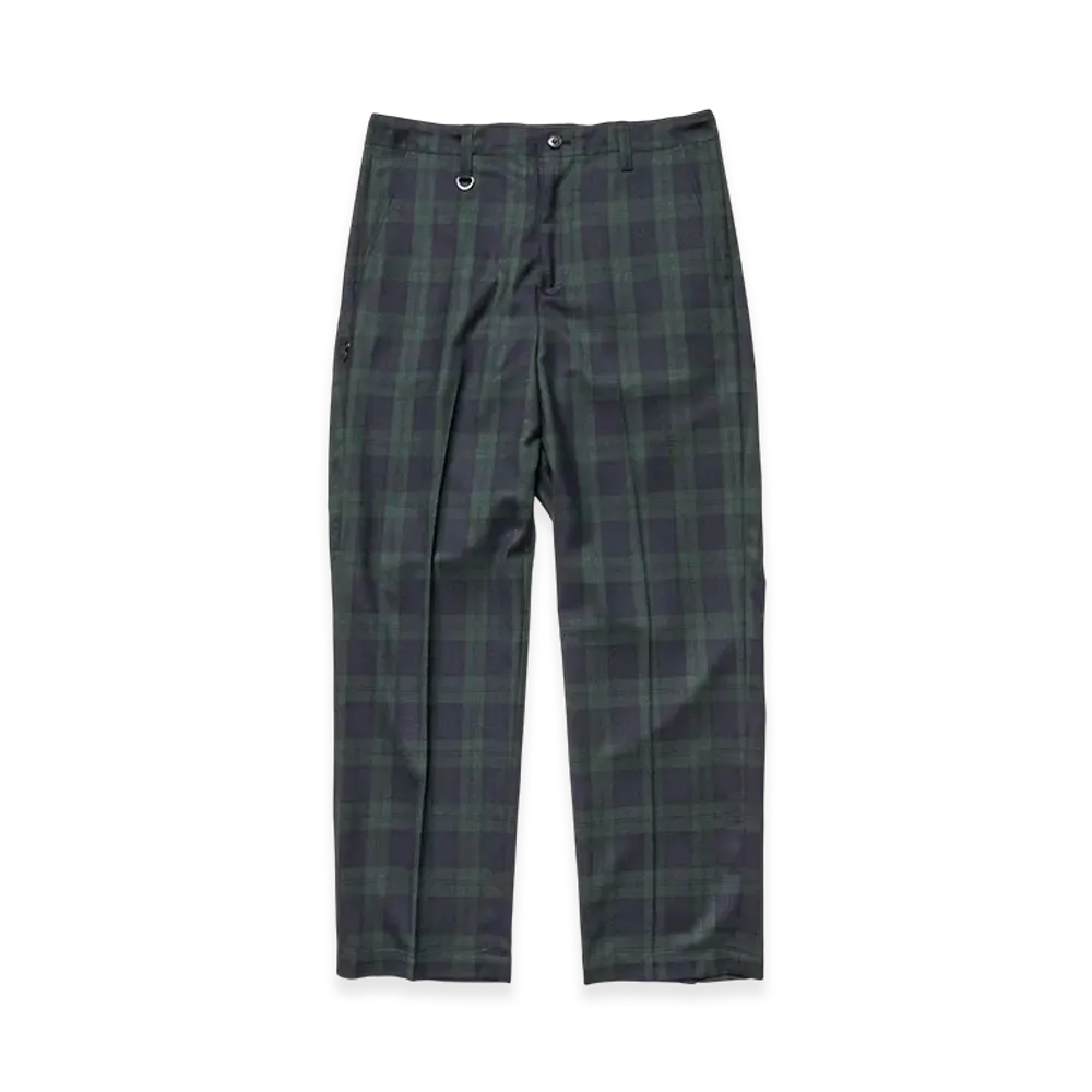 uniform experiment Stretch Wool Side Pocket Tapered Pants "Green"