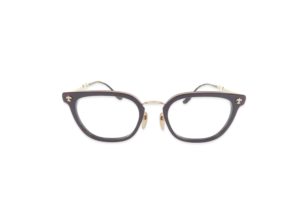 Chrome Hearts STRAPADICTOME Eyewear "Brown/Gold"