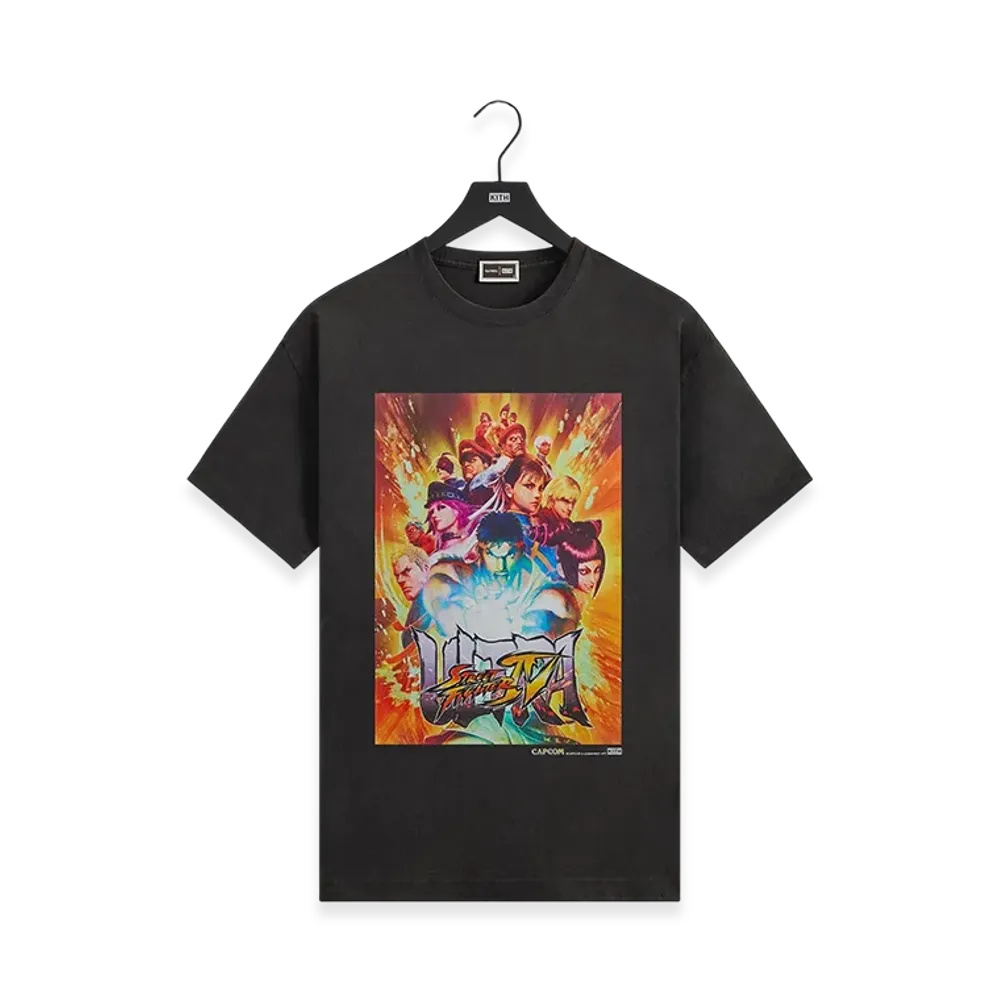 Kith x Capcom Street Fighter IV Ultra Vintage Tee "Black"