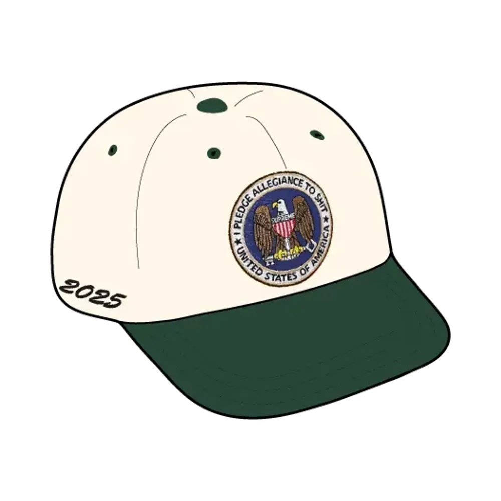Supreme Pledge Allegiance 6-Panel "White"