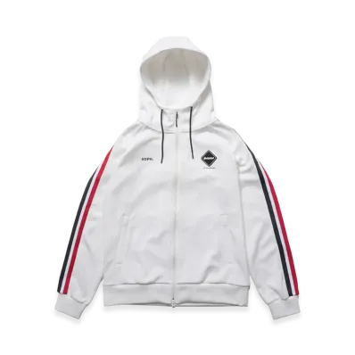 F.C.Real Bristol Training Track Zip-Up Hoodie "White"