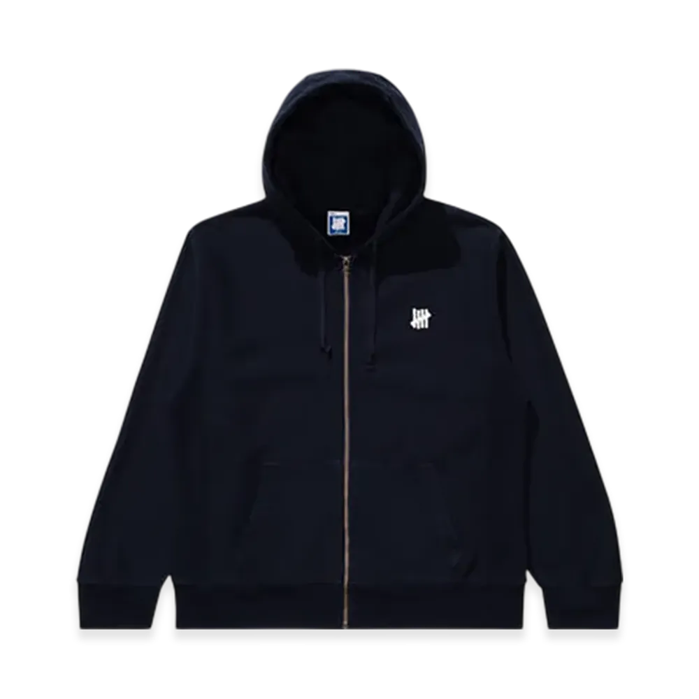 UNDEFEATED Icon Zip Hood "Navy"