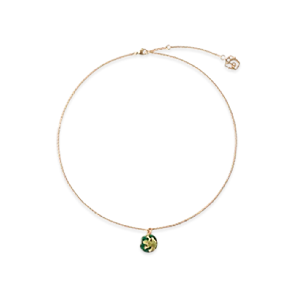 Burberry Frog Charm Necklace "Gold/Multicolour"