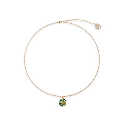 Burberry Frog Charm Necklace "Gold/Multicolour"