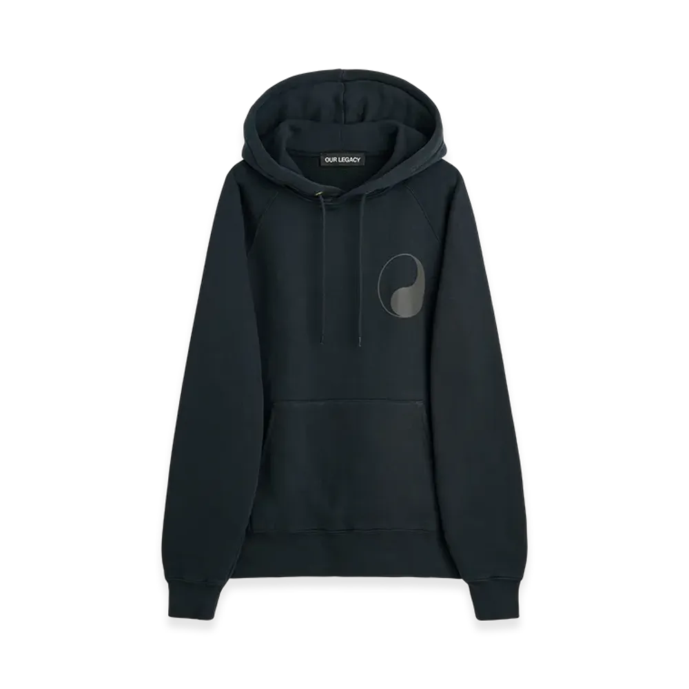 OUR LEGACY Work Shop Hood "Black Reflective Print"