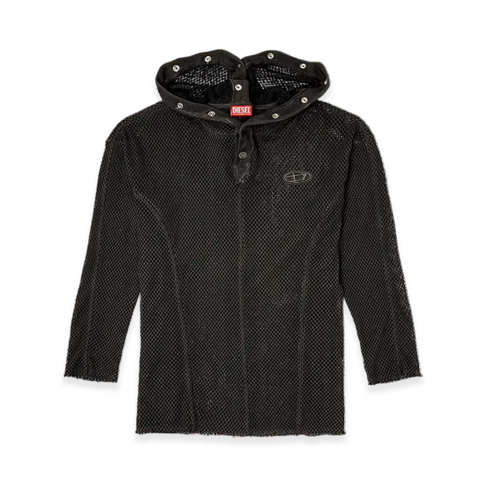 Diesel x Thug Club S-THUG-FISHNET SWEAT-SHIRT "Black"