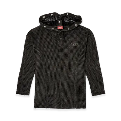 Diesel x Thug Club S-THUG-FISHNET SWEAT-SHIRT "Black"