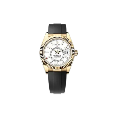 ROLEX Sky-Dweller 42mm Yellow Gold 336238 "Intense White"