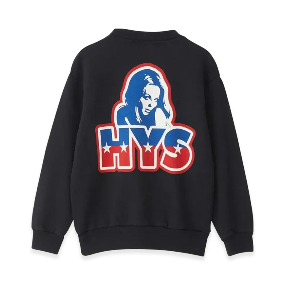 HYSTERIC GLAMOUR Joey Hysteric HYS Star Sweatshirt Kids "Black"
