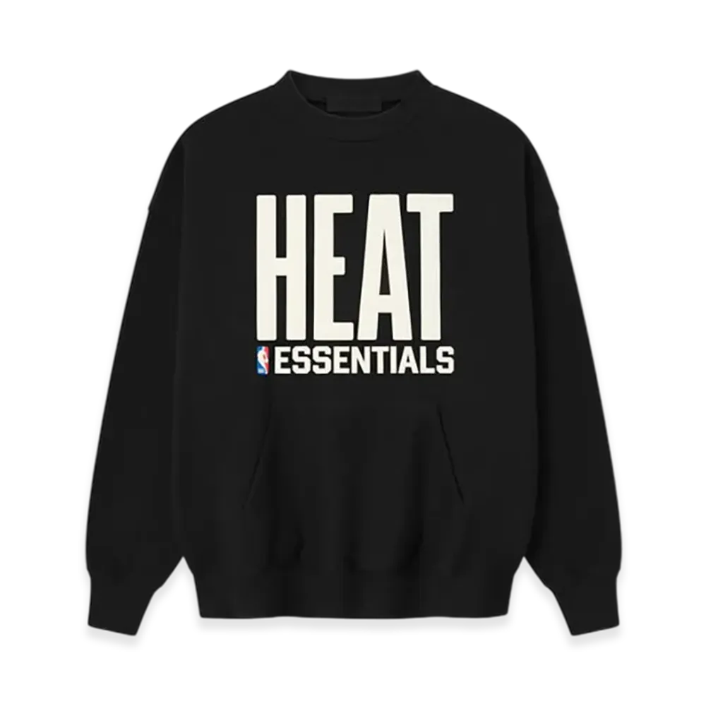 FEAR OF GOD ESSENTIALS Heat Sport Crewneck "Vintage Black"